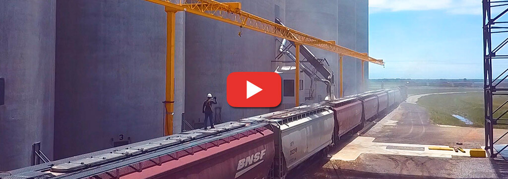 Video: Automated High Speed Grain Elevator Train Loadout in Under 6 Hours